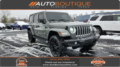 Gray 2021 Jeep Wrangler 4xe Unlimited Sahara for sale in Columbus, OH