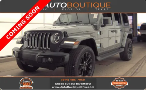 Gray 2021 Jeep Wrangler 4xe Unlimited Sahara for sale in Columbus, OH