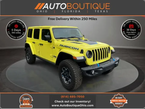 Yellow 2023 Jeep Wrangler 4xe Rubicon for sale in Columbus, OH
