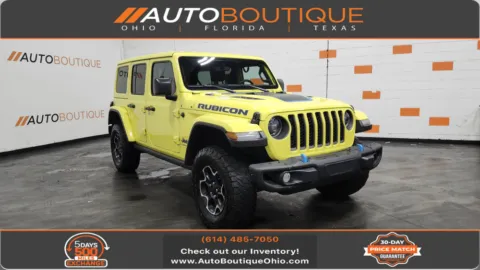 Yellow 2023 Jeep Wrangler 4xe Rubicon for sale in Columbus, OH