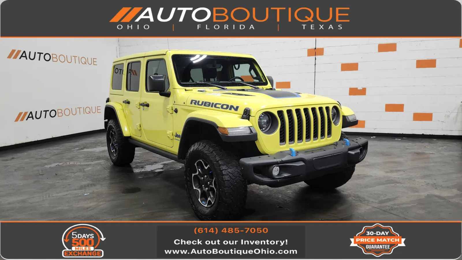 Yellow 2023 Jeep Wrangler 4xe Rubicon for sale in Columbus, OH