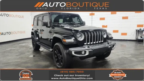 Black 2021 Jeep Wrangler 4xe Unlimited Sahara for sale in Columbus, OH