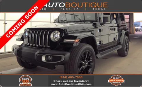 Black 2021 Jeep Wrangler 4xe Unlimited Sahara for sale in Columbus, OH