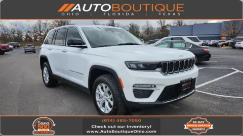 White 2023 Jeep Grand Cherokee Limited for sale in Columbus, OH