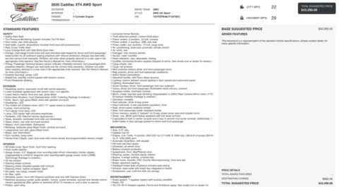 Photos of 2020 Cadillac XT4 AWD Sport for sale in Columbus, OH at Auto Boutique Ohio