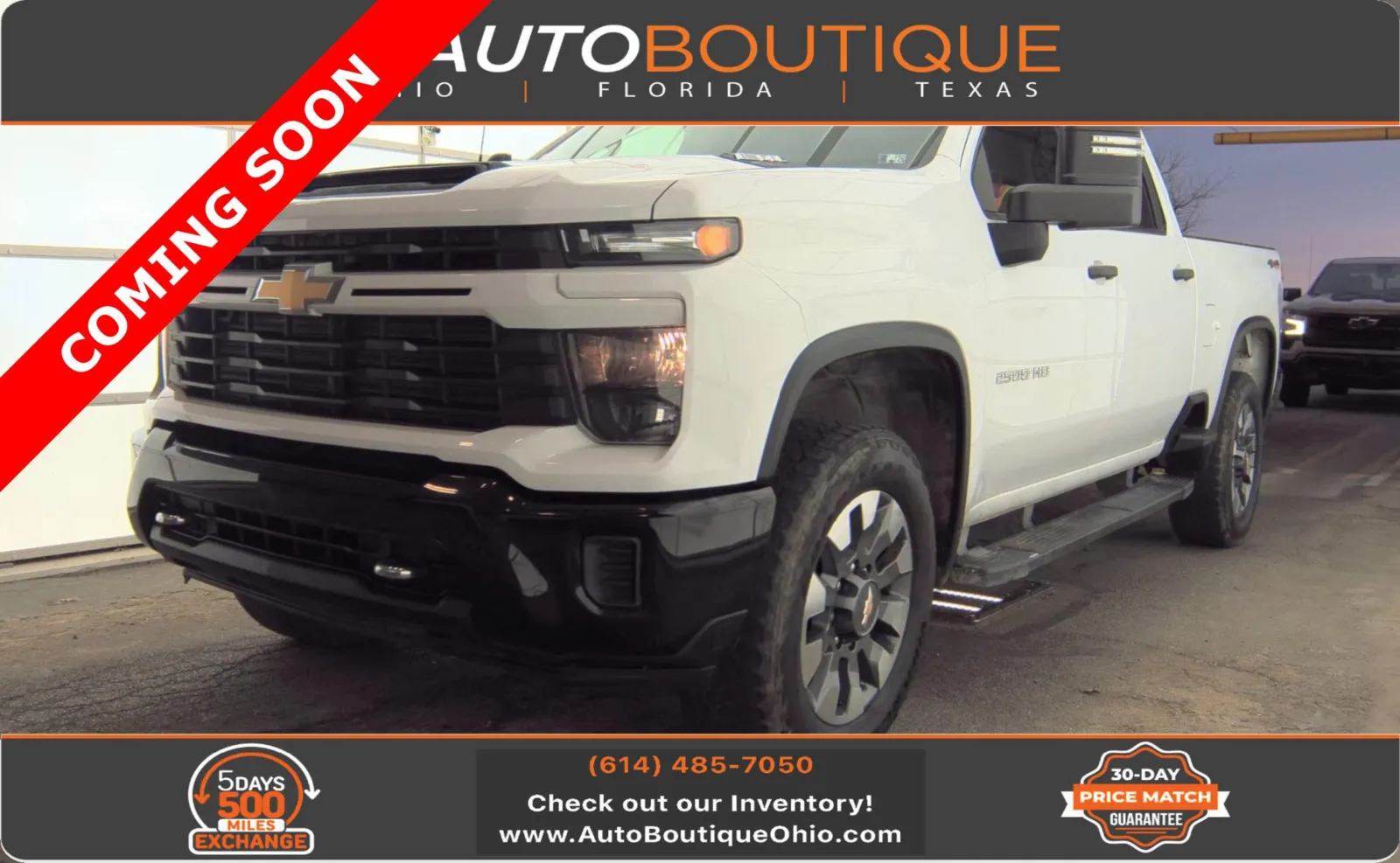 White 2024 Chevrolet Silverado 2500HD Custom for sale in Columbus, OH