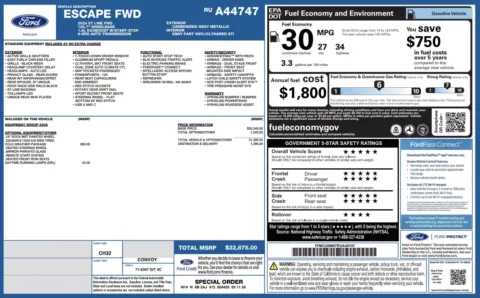 Photos of 2024 Ford Escape ST-Line for sale in Columbus, OH at Auto Boutique Ohio