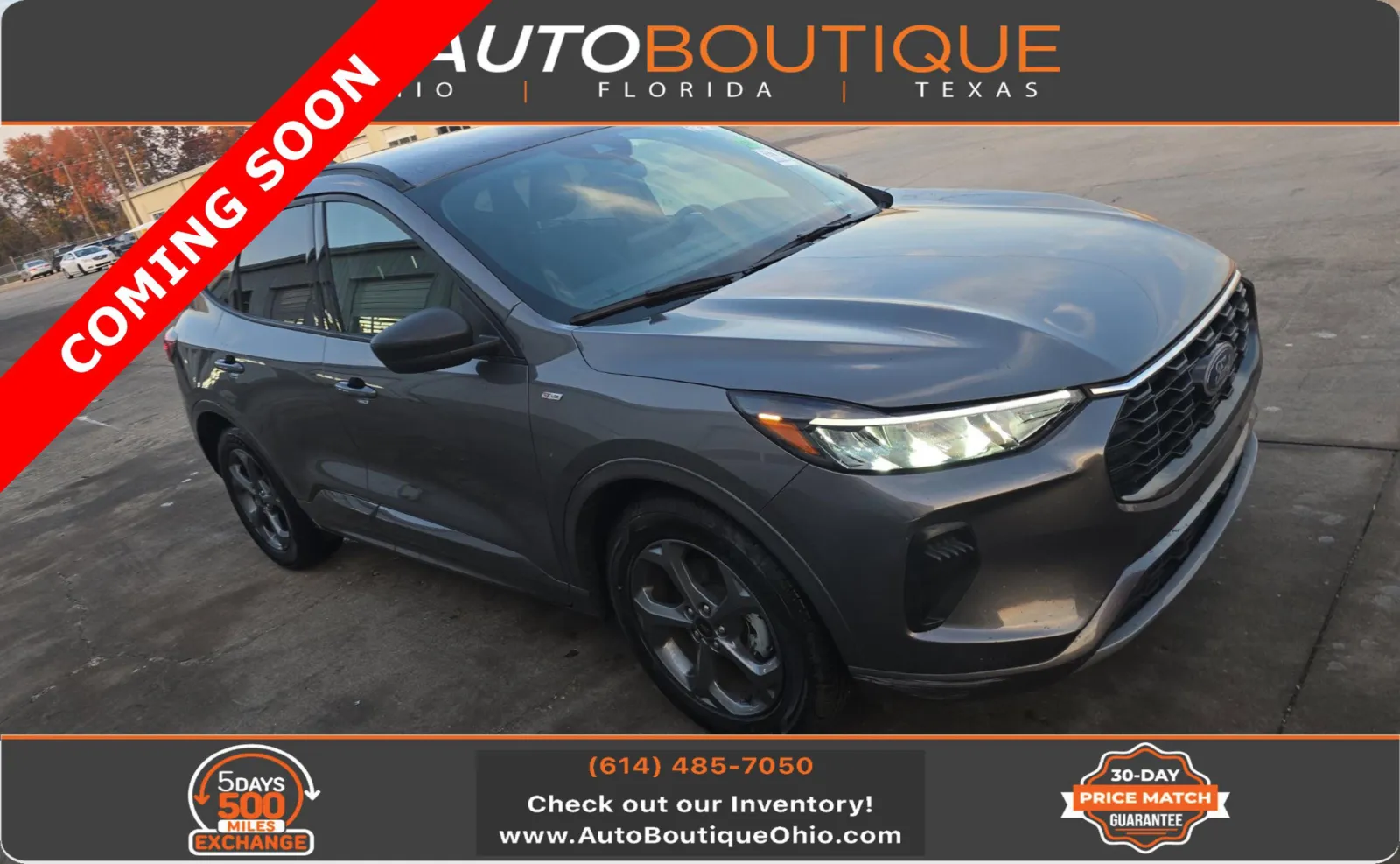 Gray 2024 Ford Escape ST-Line for sale in Columbus, OH