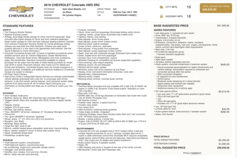 Photos of 2019 Chevrolet Colorado 4WD ZR2 for sale in Columbus, OH at Auto Boutique Ohio