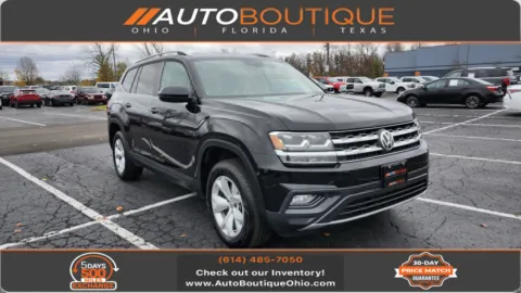 Black 2018 Volkswagen Atlas 3.6L V6 SE for sale in Columbus, OH