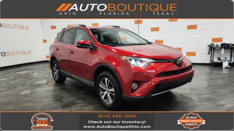 Red 2017 Toyota RAV4 XLE for sale in Columbus, OH