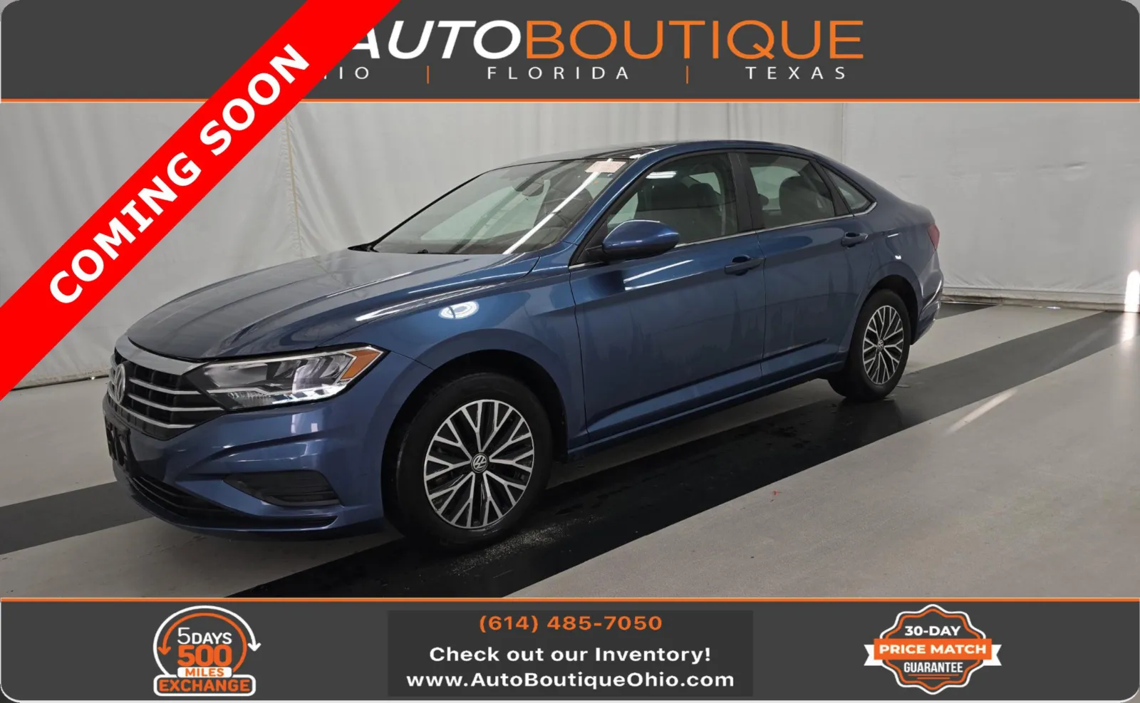 Blue 2021 Volkswagen Jetta SE for sale in Columbus, OH