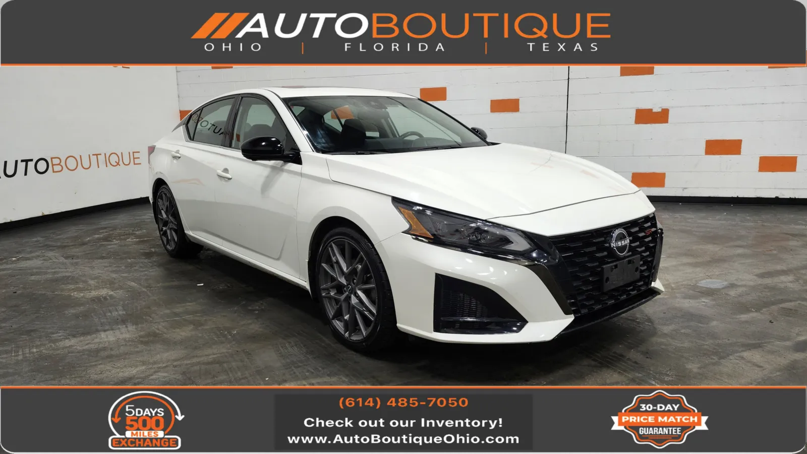 White 2023 Nissan Altima 2.0 SR for sale in Columbus, OH