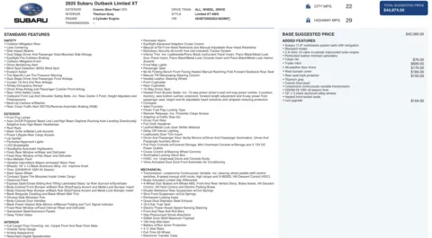 More photos of 2025 Subaru Outback Limited XT at Auto Boutique Ohio, OH