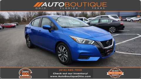 Blue 2021 Nissan Versa SV for sale in Columbus, OH