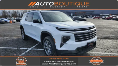 White 2024 Chevrolet Traverse AWD LT for sale in Columbus, OH