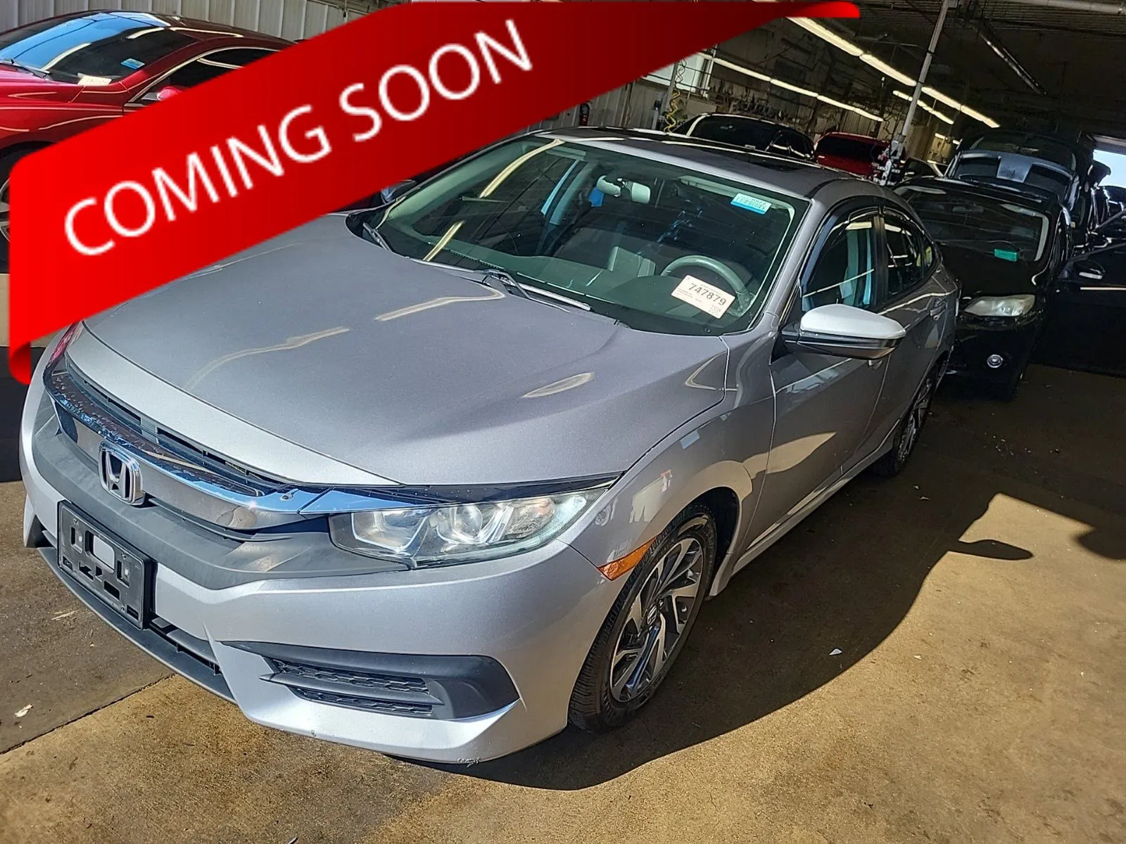 Silver 2016 Honda Civic Sedan EX for sale in Columbus, OH