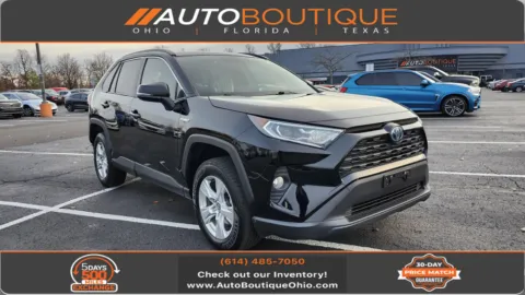 Black 2020 Toyota RAV4 Hybrid XLE for sale in Columbus, OH