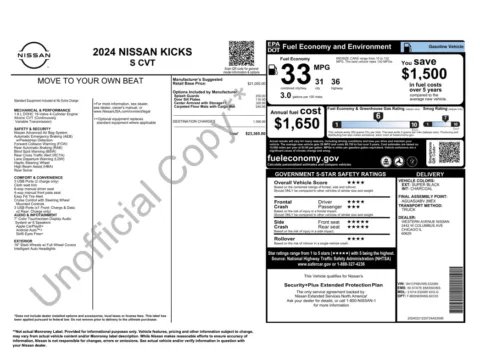 Photos of 2024 Nissan Kicks S for sale in Columbus, OH at Auto Boutique Ohio