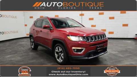 Red 2021 Jeep Compass Limited for sale in Columbus, OH