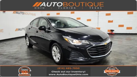 Black 2019 Chevrolet Cruze LT for sale in Columbus, OH