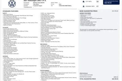 Photos of 2021 Volkswagen Jetta S for sale in Columbus, OH at Auto Boutique Ohio