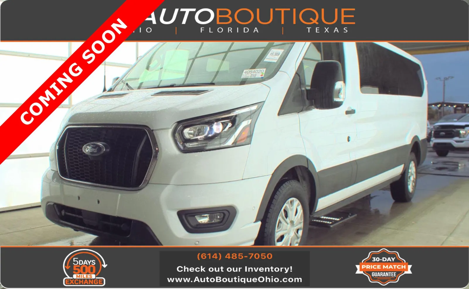 White 2023 Ford Transit Passenger Wagon XLT for sale in Columbus, OH