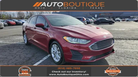 Red 2019 Ford Fusion Hybrid SE for sale in Columbus, OH