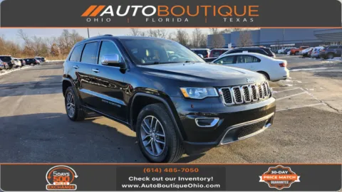Black 2017 Jeep Grand Cherokee Limited for sale in Columbus, OH