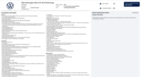 Photos of 2024 Volkswagen Atlas 2.0T SE w/Technology for sale in Columbus, OH at Auto Boutique Ohio