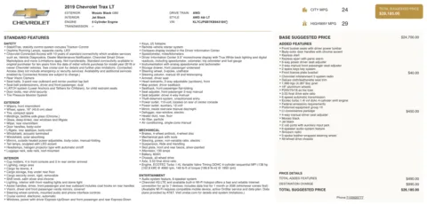 Photos of 2019 Chevrolet Trax LT for sale in Columbus, OH at Auto Boutique Ohio