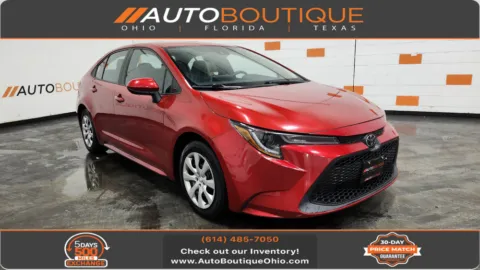 Red 2021 Toyota Corolla LE for sale in Columbus, OH