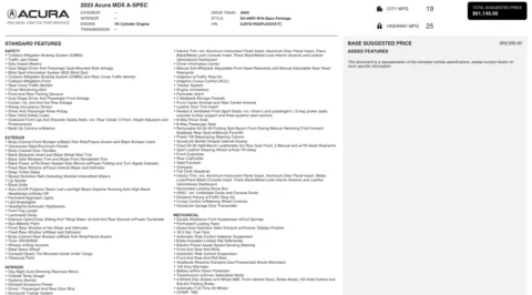 Photos of 2023 Acura MDX w/A-Spec Package for sale in Columbus, OH at Auto Boutique Ohio