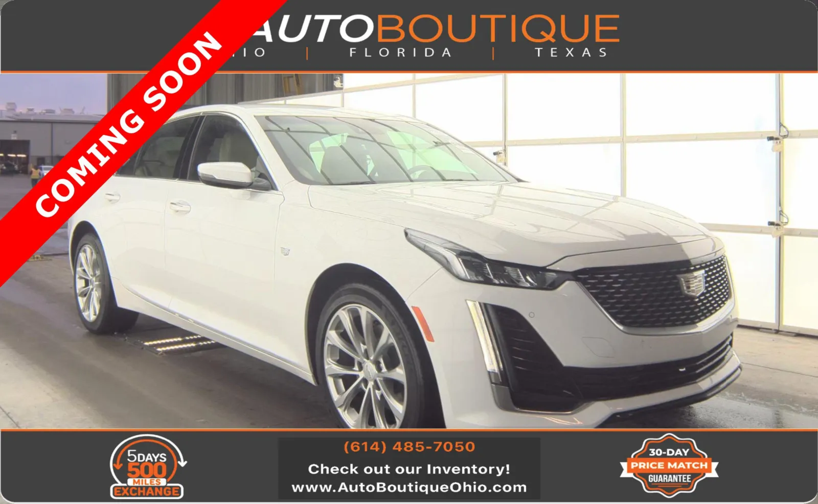 White 2023 Cadillac CT5 Premium Luxury for sale in Columbus, OH