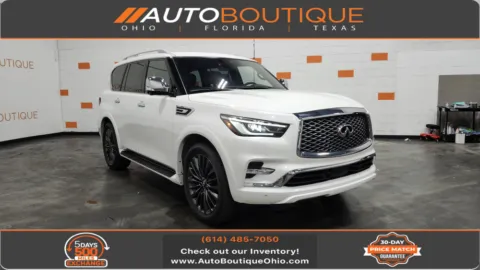 White 2023 INFINITI QX80 SENSORY for sale in Columbus, OH
