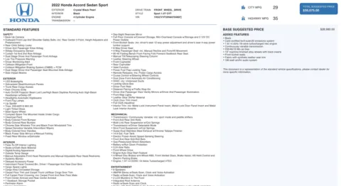 Photos of 2022 Honda Accord Sedan Sport for sale in Columbus, OH at Auto Boutique Ohio