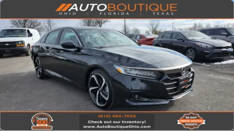 Black 2022 Honda Accord Sedan Sport for sale in Columbus, OH