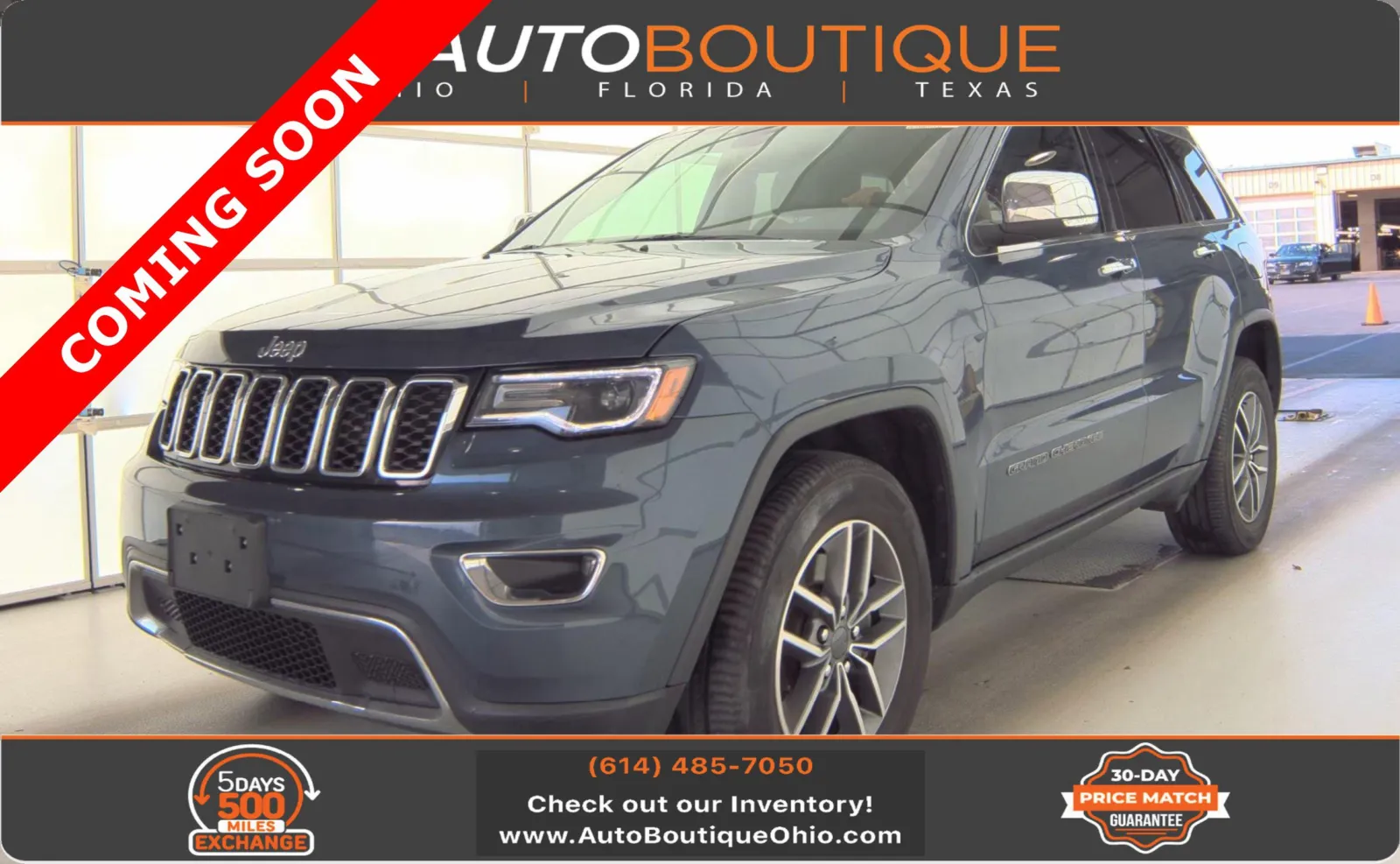 Blue 2021 Jeep Grand Cherokee Limited for sale in Columbus, OH