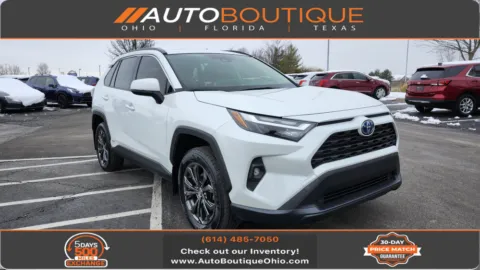 White 2024 Toyota RAV4 Hybrid XLE Premium for sale in Columbus, OH