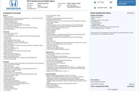 More photos of 2015 Honda Accord Sedan Sport at Auto Boutique Ohio, OH