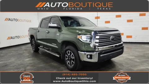 Green 2021 Toyota Tundra Limited for sale in Columbus, OH