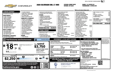 Photos of 2020 Chevrolet Silverado 1500 LT for sale in Columbus, OH at Auto Boutique Ohio