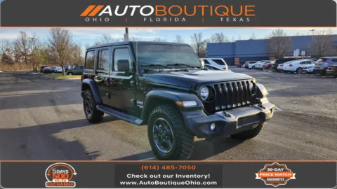 Black 2020 Jeep Wrangler Unlimited Sport S for sale in Columbus, OH