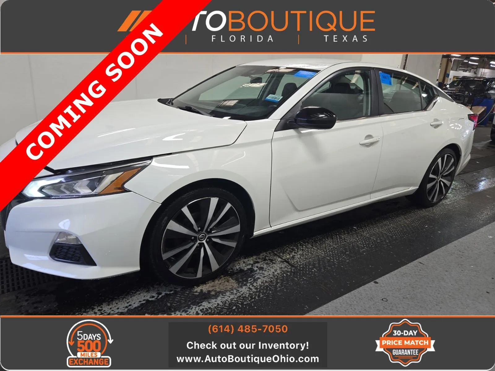 White 2022 Nissan Altima 2.5 SR for sale in Columbus, OH