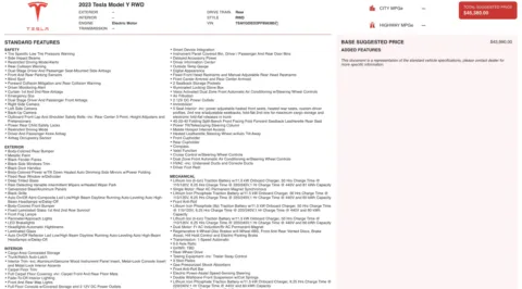 Photos of 2023 Tesla Model Y for sale in Columbus, OH at Auto Boutique Ohio