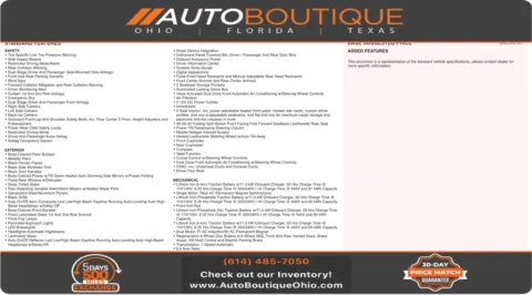 Another view of 2023 Tesla Model Y for sale in Columbus, OH at Auto Boutique Ohio