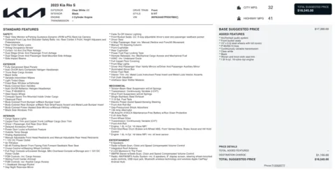 More photos of 2023 Kia Rio S at Auto Boutique Ohio, OH