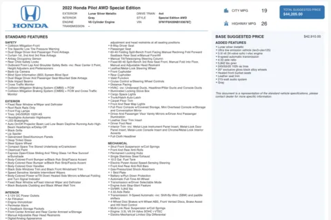 More photos of 2022 Honda Pilot Special Edition at Auto Boutique Ohio, OH