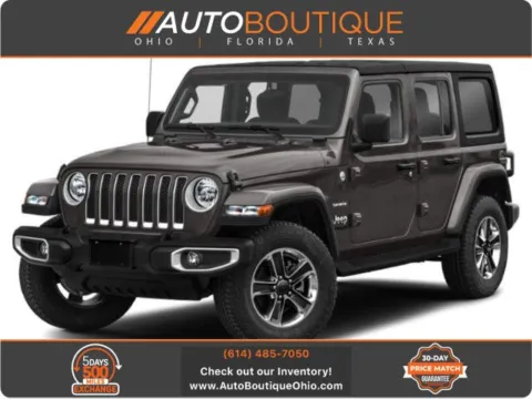 Black 2022 Jeep Wrangler Unlimited Sahara for sale in Columbus, OH