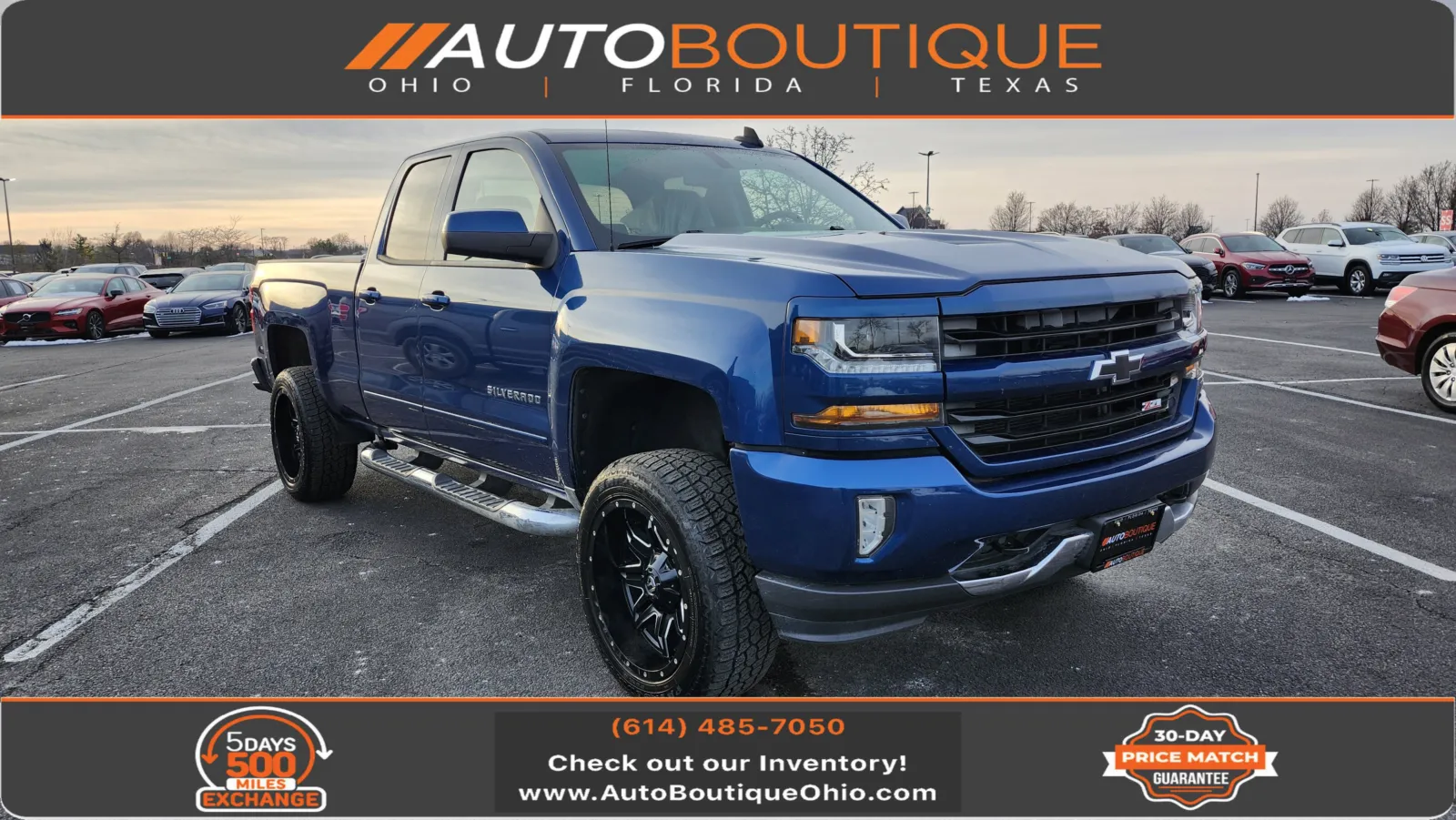 Blue 2016 Chevrolet Silverado 1500 LT for sale in Columbus, OH